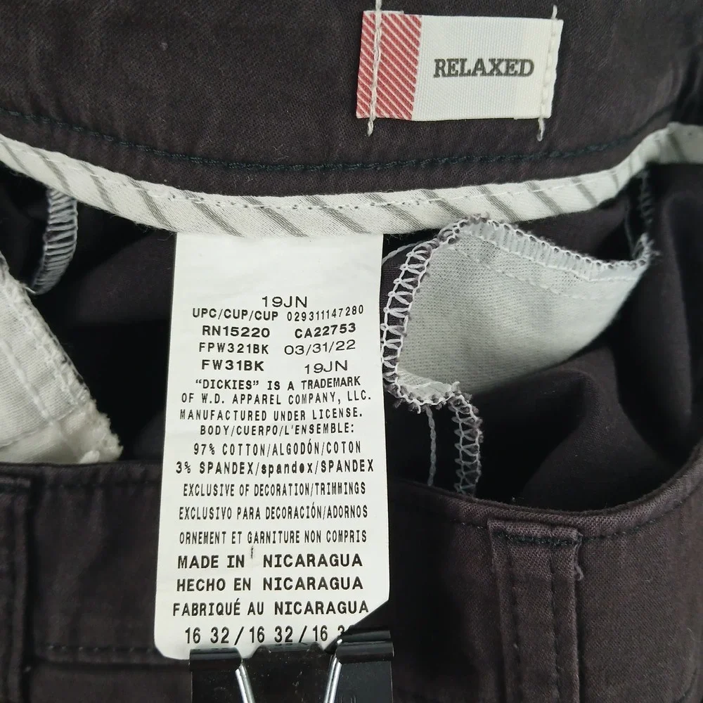 Dickies 38x30 Mens‎ Pants Chinos Relaxed Workwear Casual Faded Grunge